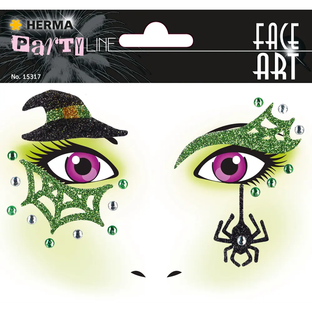 Face to sticker. Наклейки face Art Witch. Наклейки для лица детям. Herma наклейки face Art.