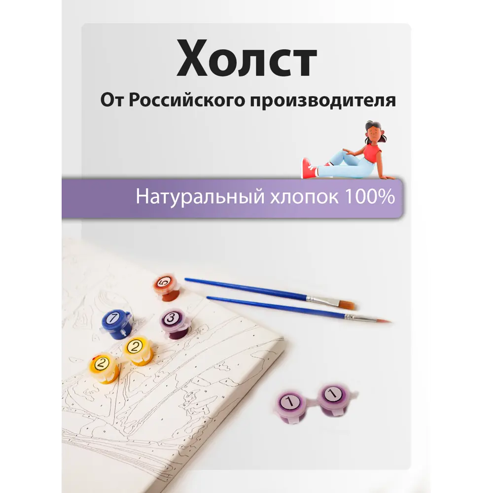 Картина по номерам на белом холсте 40x50 Маяк по цене 879 ₽/шт. купить в  Сургуте в интернет-магазине Леруа Мерлен