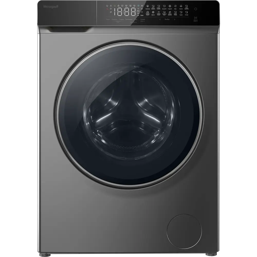 Стиральная машина с сушкой Weissgauff Wmd 888 touch inverter steam silver  60x85x61 см 12 кг цвет серебристый ✳️ купить по цене 63540 ₽/шт. в Калуге с  доставкой в интернет-магазине Леруа Мерлен