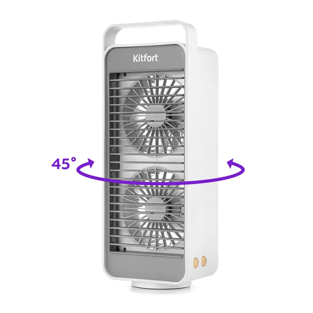 Вентилятор Kitfort КТ-421 8 Вт D9 см цвет белый ✳️ купить по цене 2790  ₽/шт. в Москве с доставкой в интернет-магазине Леруа Мерлен