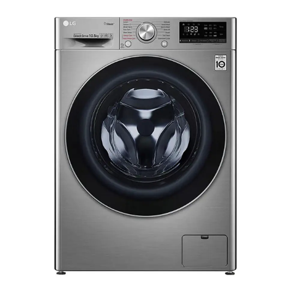 Стиральная машина Lg F4v5ryp2t 60x85x60 см 9 кг цвет серый серебристый ✳️  купить по цене 69490 ₽/шт. в Саратове с доставкой в интернет-магазине Леруа  Мерлен