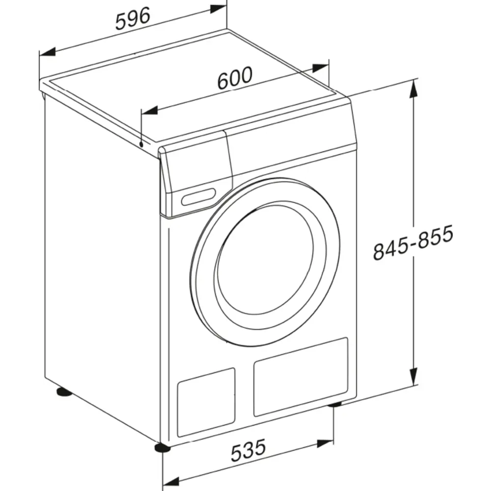 Стиральная машина с сушкой Miele Wtd 163 wcs 59.6x85x63.7 см 8 кг цвет  белый ✳️ купить по цене 237000 ₽/шт. в Архангельске с доставкой в  интернет-магазине Леруа Мерлен