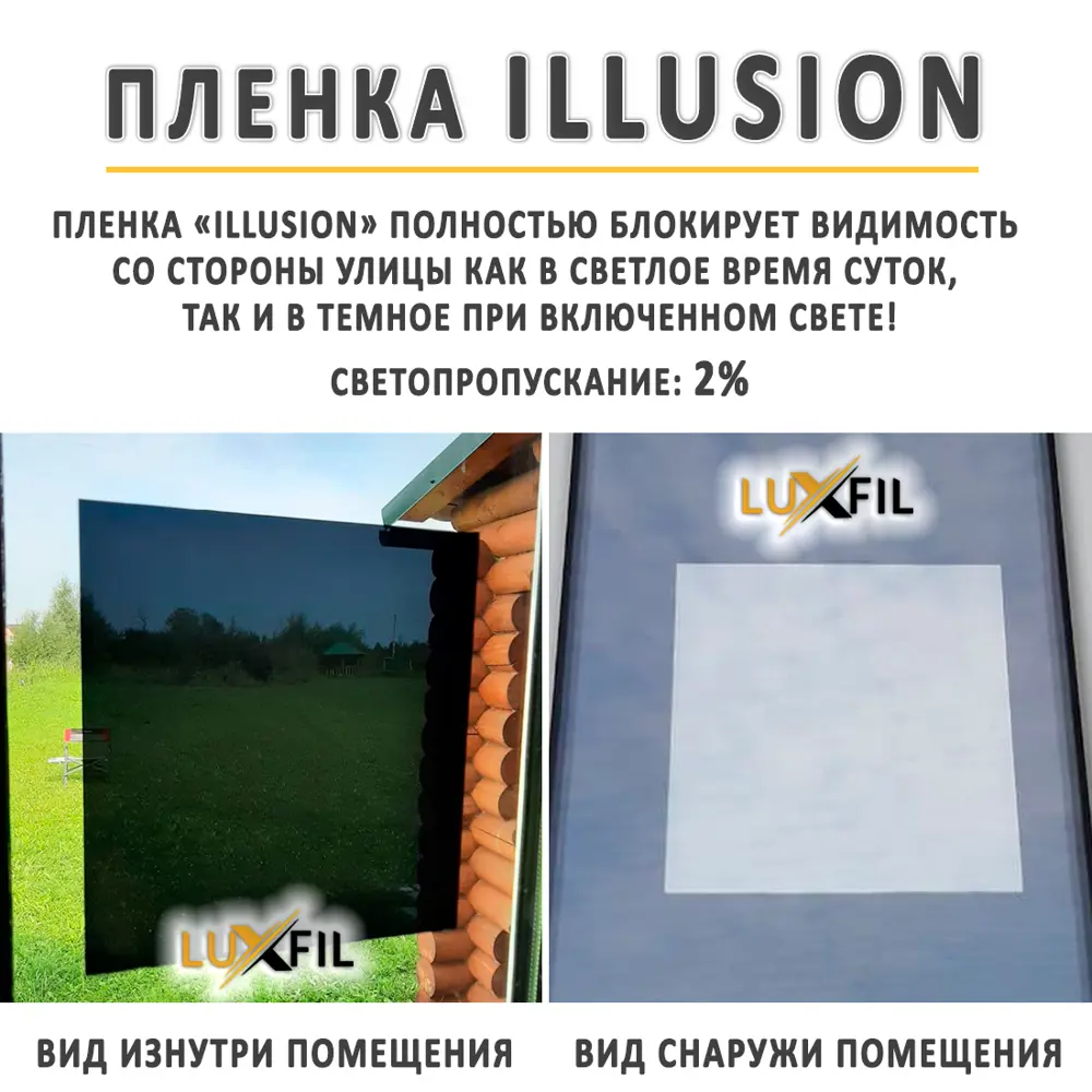 Пленка зеркальная солнцезащитная для окон ILLUSION LUXFIL 152x3000 см,  толщина 56 мкм ✳️ купить по цене 22080 ₽/шт. в Кемерове с доставкой в  интернет-магазине Лемана ПРО (Леруа Мерлен)