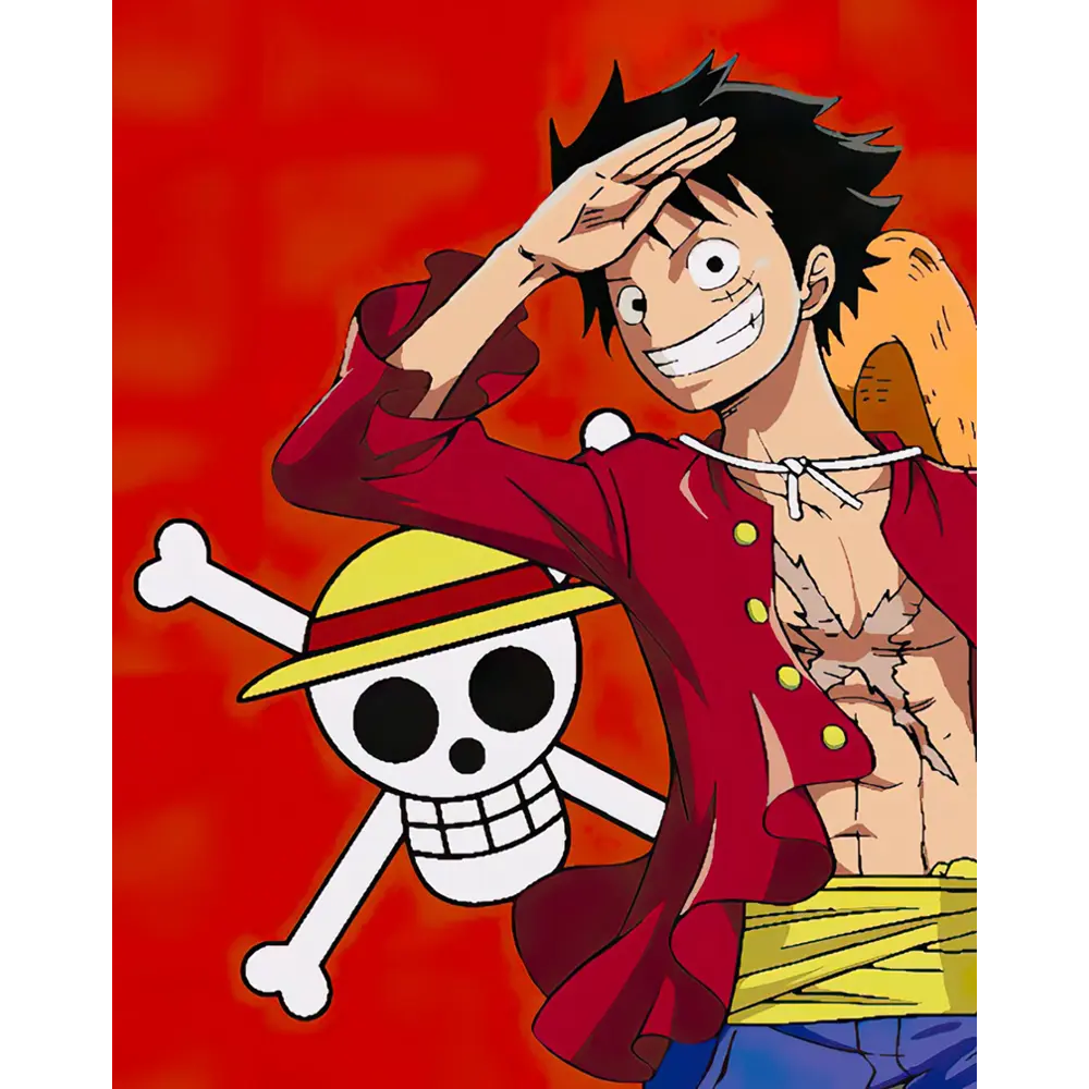 Картина по номерам Holstpechat на холсте 40x50 Луффи One piece ✳️ купить по  цене 750 ₽/шт. в Рязани с доставкой в интернет-магазине Леруа Мерлен