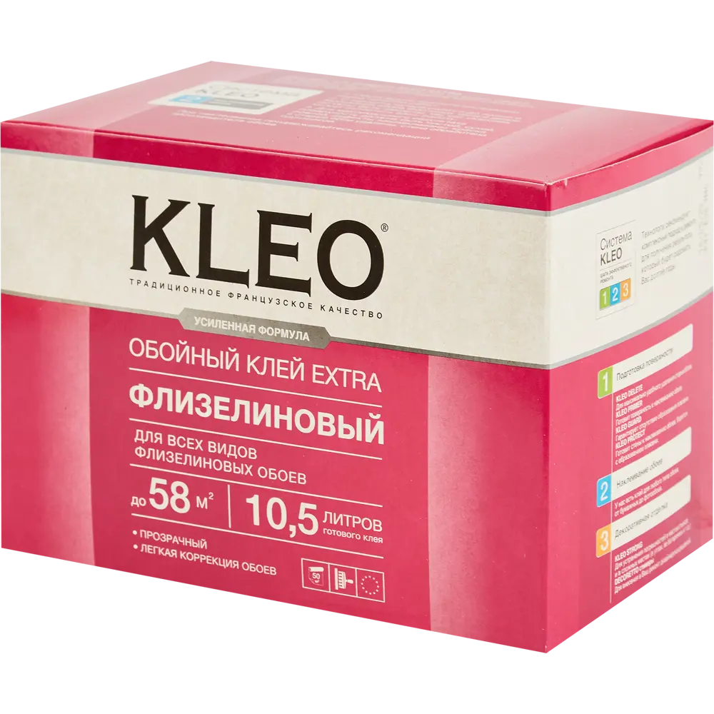 Клей для флизелиновых обоев Kleo 0.4 кг 58 м² ✳️ купить по цене 560 ₽/шт. в  Ростове-на-Дону с доставкой в интернет-магазине Леруа Мерлен