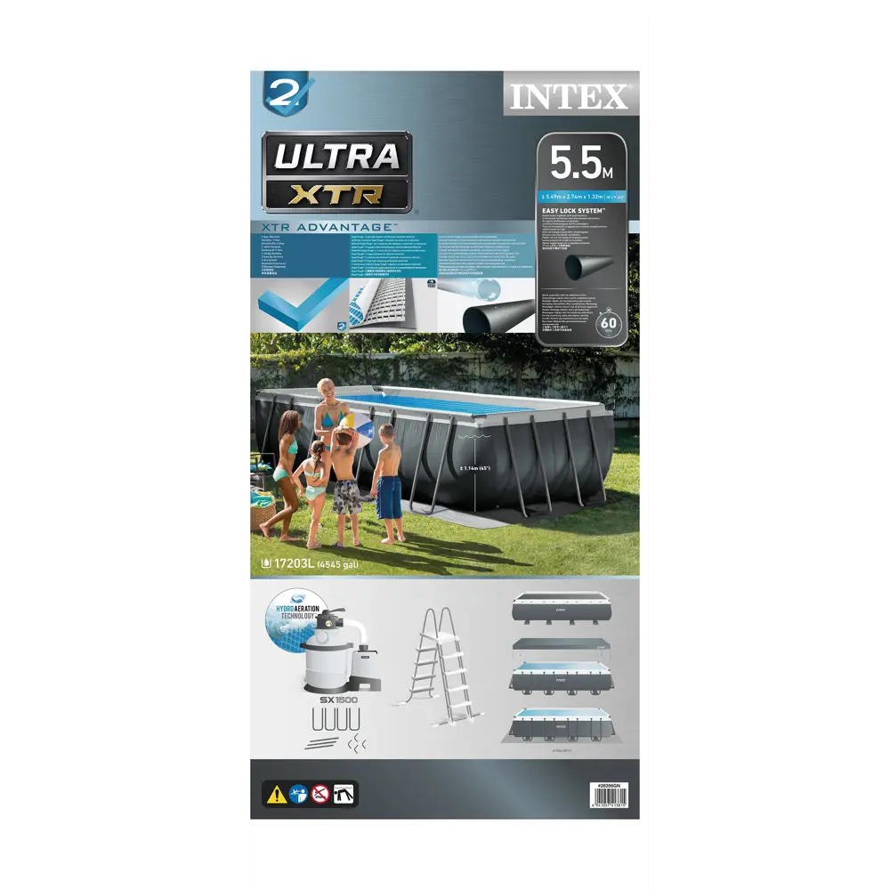 Intex ultra xtr 26356. 26356 Intex. Intex Ultra frame XTR сколько упаковок.