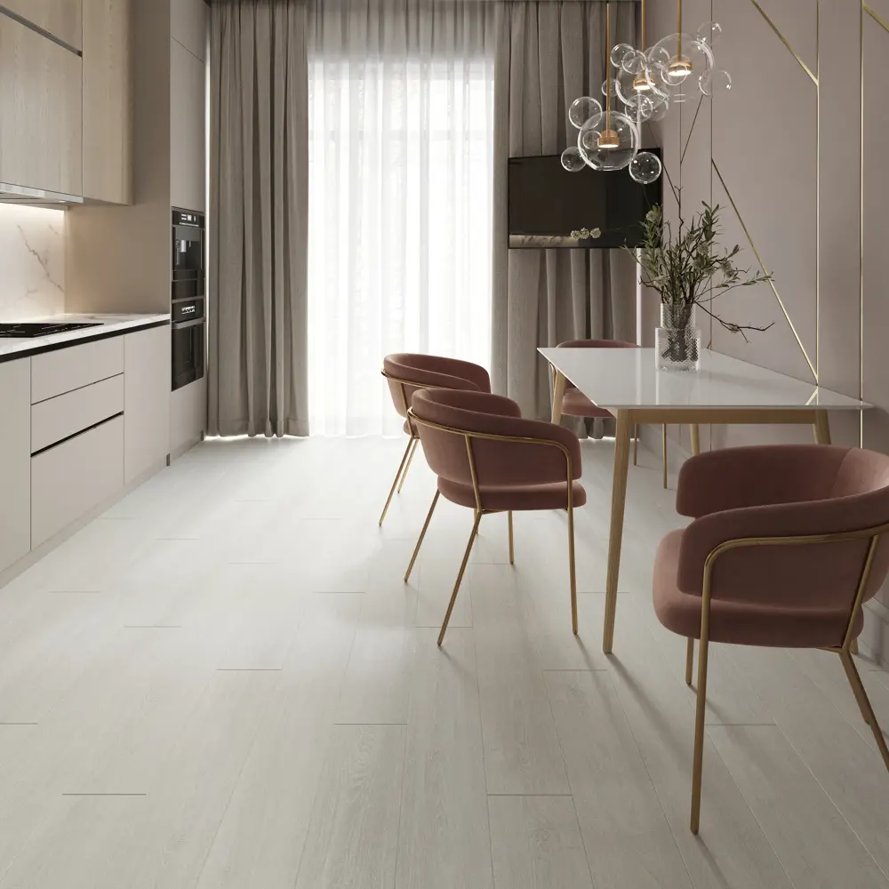 SPC плитка AlixFloor City Line Дуб белый крафт 43 класс толщина 5 мм 2.009 м², цена за упаковку