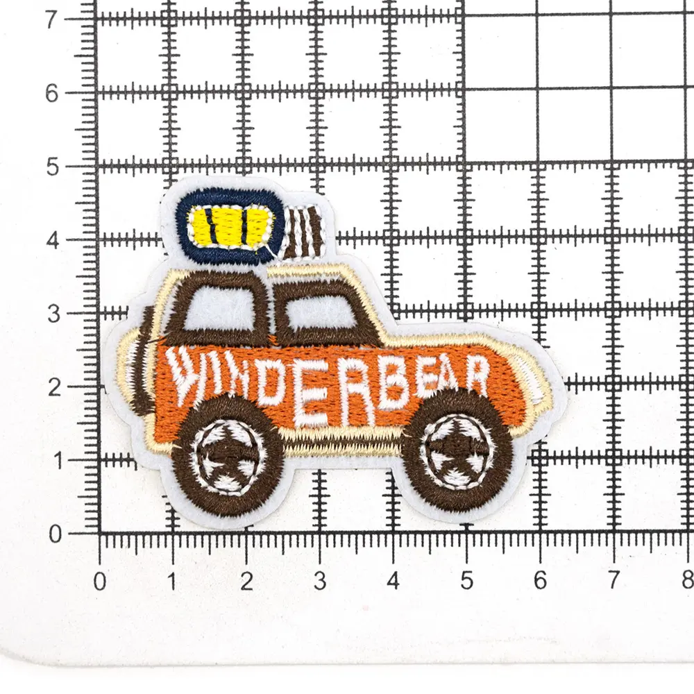 Термоаппликация заплатка Машина джип оранжево-коричневый цвет 4.8x6.3см ✳️  купить по цене 39 ₽/шт. в Ульяновске с доставкой в интернет-магазине Леруа  Мерлен