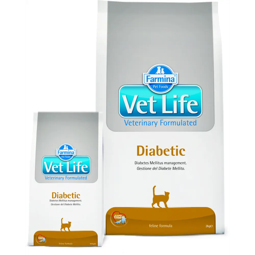 Сухой корм для кошек при сахарном диабете FARMINA Vet Life Cat Diabetic 2  кг ✳️ купить по цене 2129 ₽/шт. в Ростове-на-Дону с доставкой в  интернет-магазине Леруа Мерлен