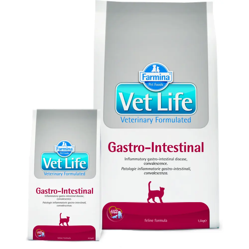 Корм сухой vet life gastrointestinal для кошек