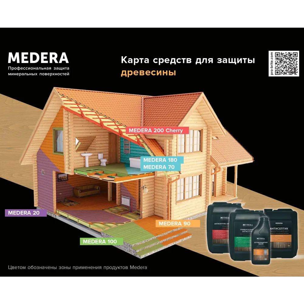 Средство для удаления бетона и цемента MEDERA EXTRA 500 мл