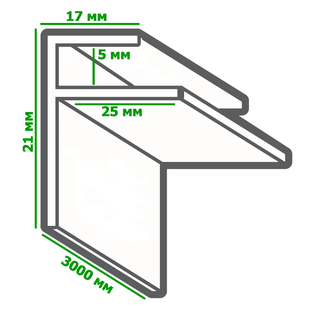 Профиль ПВХ F-образный 60 мм для панелей 8 мм, 3000 мм. Профиль ПВХ F-образный 3 м для панелей 8-10 мм белый. Профиль для панелей 60 мм. Профиль ПВХ F- образн 55мм т8/10 мм бел 3м.