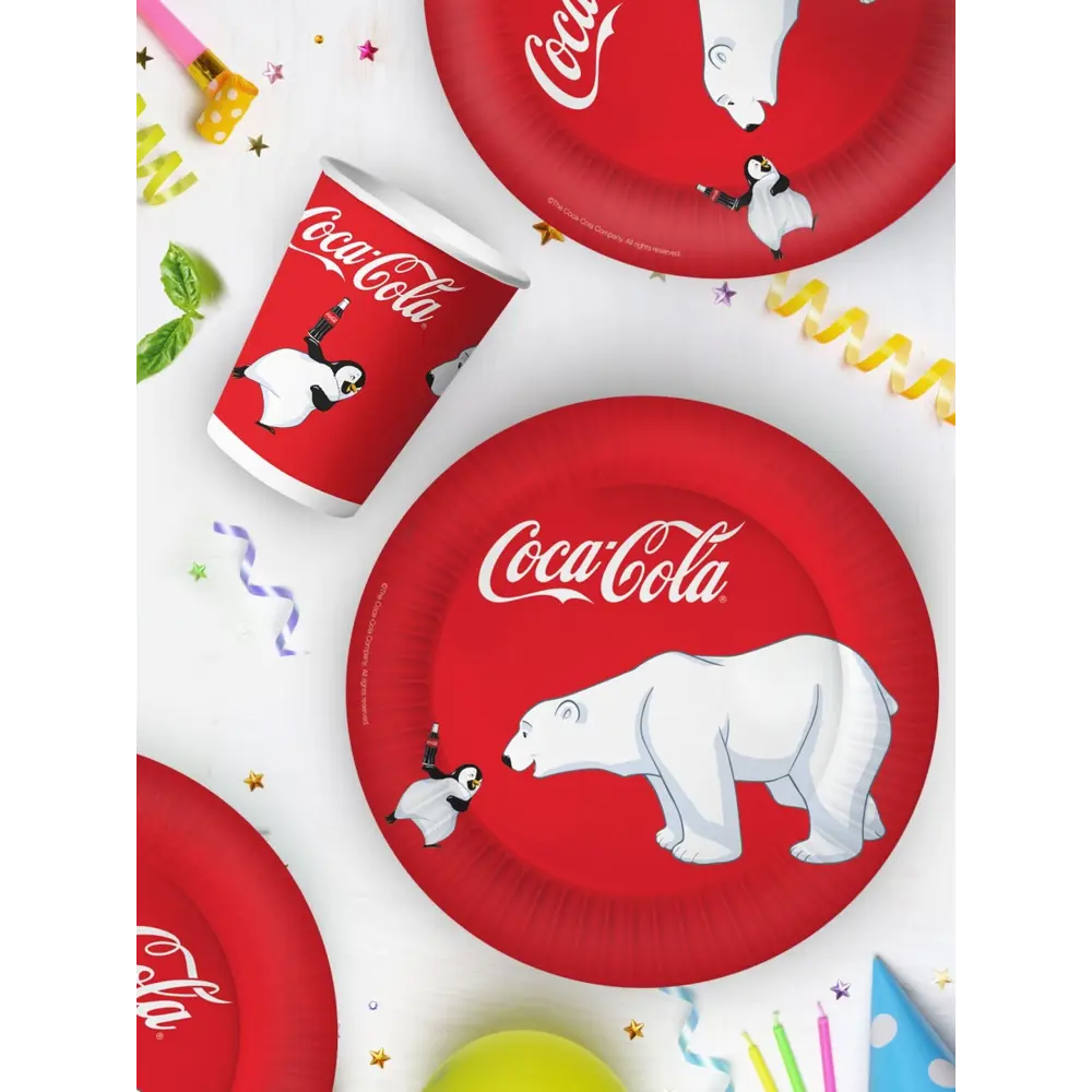 Набор одноразовой посуды ND Play Coca-Cola 12 предметов 6 персон бумага  цвет разноцветный ✳️ купить по цене 329 ₽/шт. в Волгограде с доставкой в  интернет-магазине Леруа Мерлен