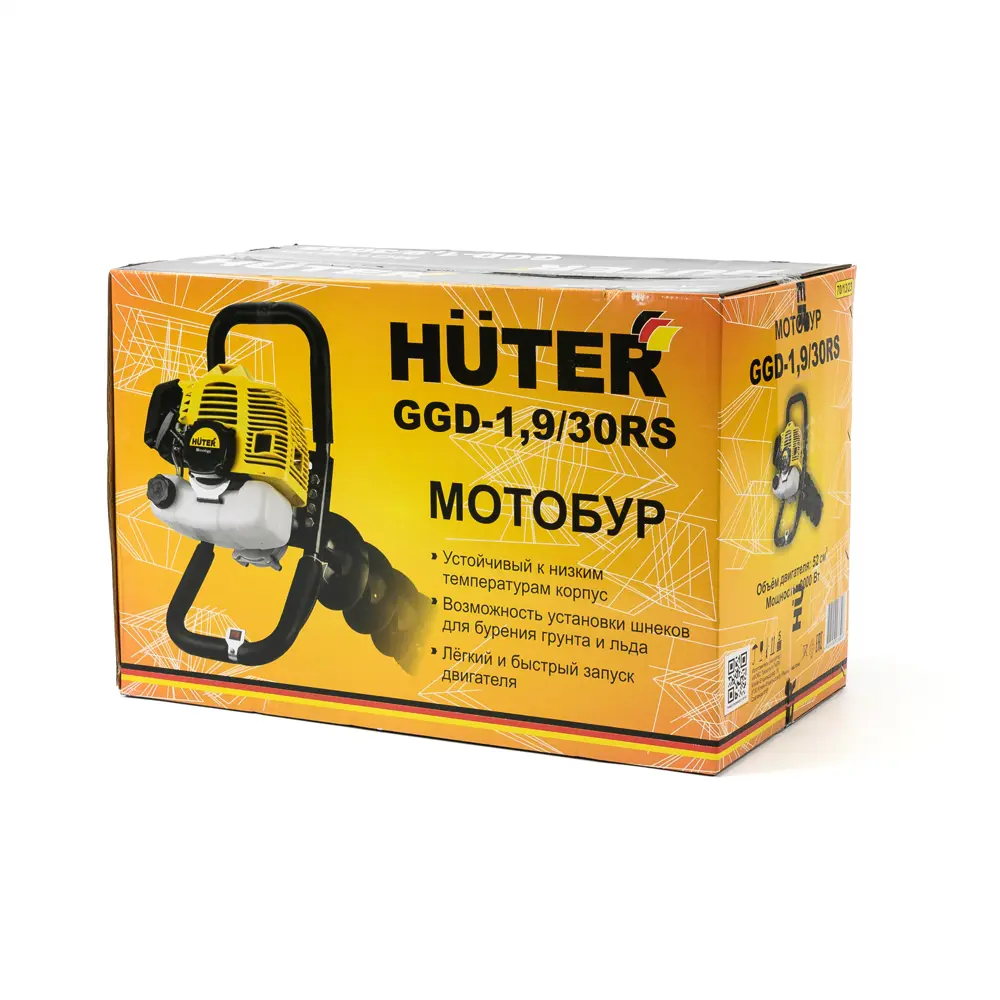 Мотобур Huter GGD-1,9/30RS 1.9 л.с ✳️ купить по цене 12900 ₽/шт. в Иркутске  с доставкой в интернет-магазине Леруа Мерлен