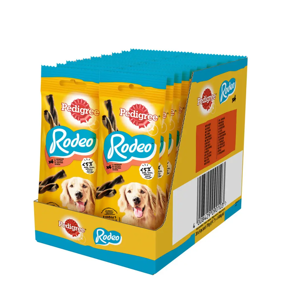 Лакомство для взрослых собак PEDIGREE Rodeo, 70г по цене 79 ₽/шт. купить в  Москве в интернет-магазине Леруа Мерлен