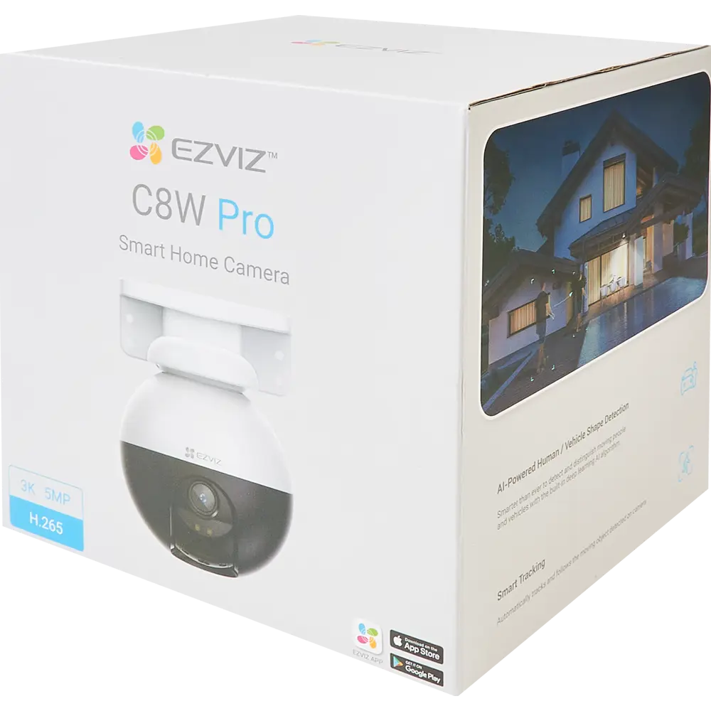 Камера видеонаблюдения IP Ezviz CS-C8W 5 Мп 1440P WI-FI цвет белый ✳️ купить  по цене 5998 ₽/шт. в Москве с доставкой в интернет-магазине Леруа Мерлен