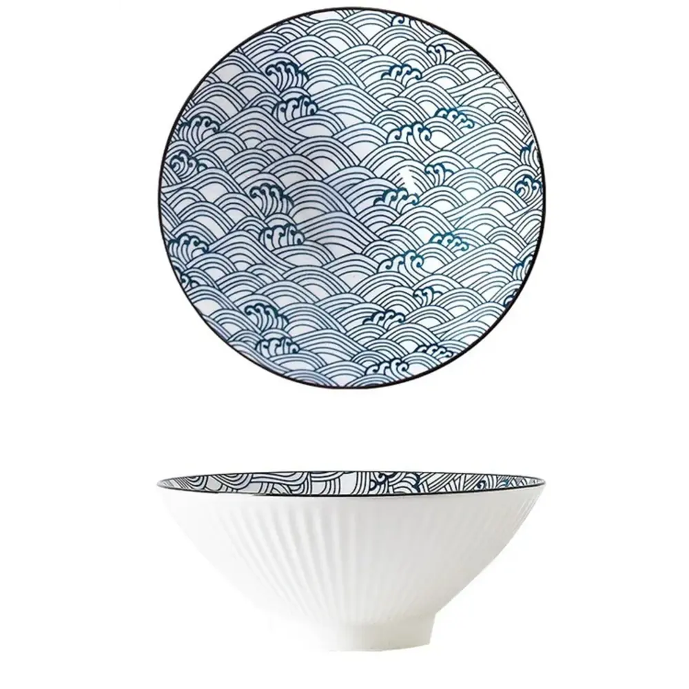 Тарелка Homium Japanese Collection Спирали 20x8x20 см керамика цвет  белый/голубой по цене 560 ₽/шт. купить в Ярославле в интернет-магазине  Леруа Мерлен