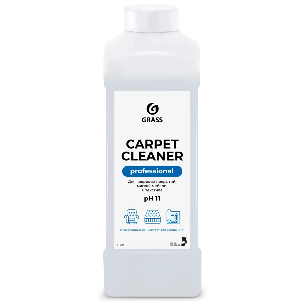 Пятновыводитель для ковров Grass Carpet Cleaner 1 л ✳️ купить по цене 318  ₽/шт. в Москве с доставкой в интернет-магазине Леруа Мерлен