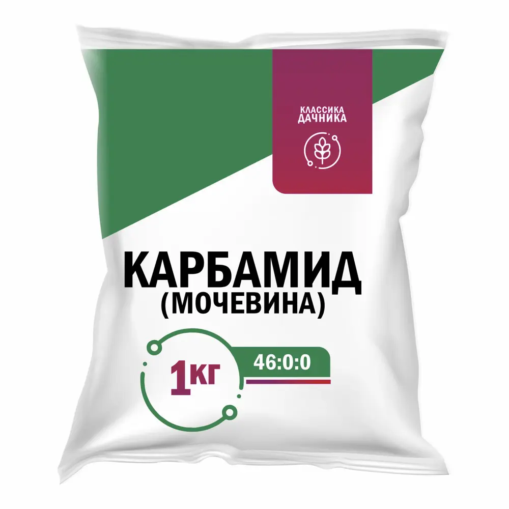 Удобрение Классика дачника Карбамид мочевина 1 кг ✳️ купить по цене 113  ₽/шт. в Москве с доставкой в интернет-магазине Леруа Мерлен