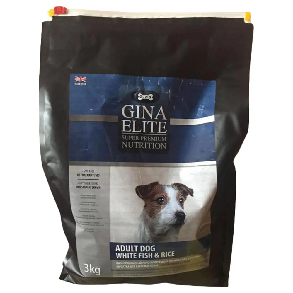 Gina ELITE DOG Корм сухой для взрослых собак с Белой рыбой и рисом 3кг. ✳️  купить по цене 1870 ₽/шт. в Ростове-на-Дону с доставкой в интернет-магазине  Леруа Мерлен