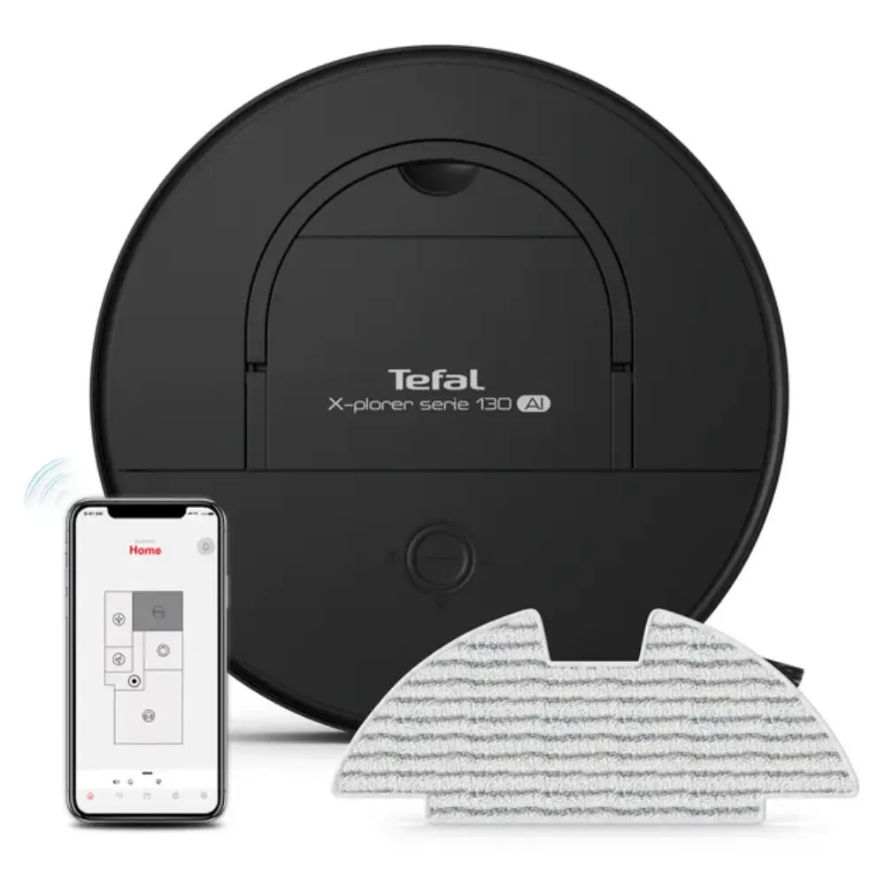 Робот-пылесос Tefal Rg9075wh 0.5 л цвет черный по цене 36999 ₽/шт. купить в  Калуге в интернет-магазине Леруа Мерлен