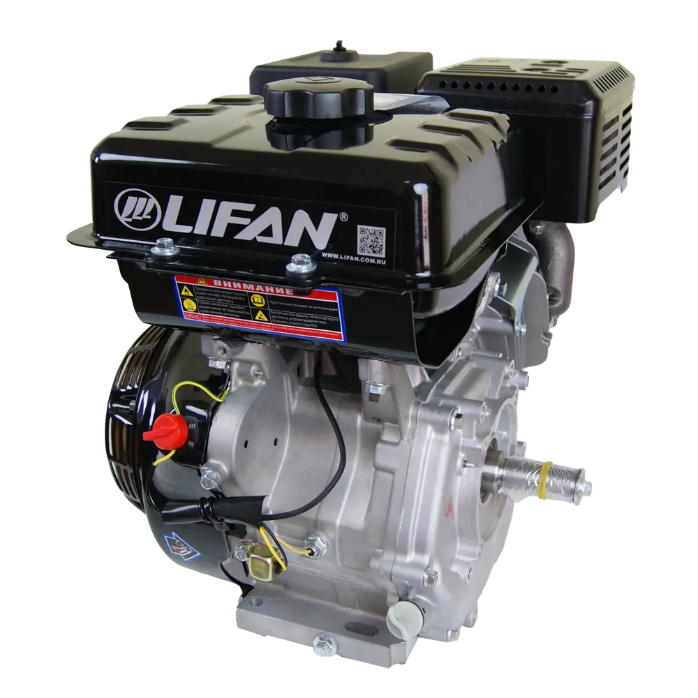 Двигатель LIFAN 15 л.с. С192FD дизельный (вых. вал d25 мм) с электростартером