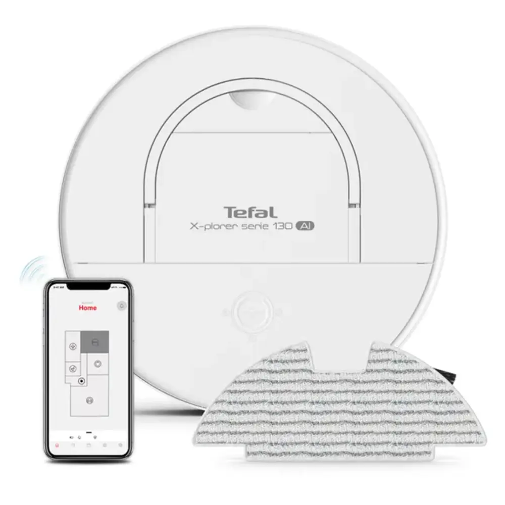 Робот-пылесос Tefal Rg9077wh 0.5 л цвет белый по цене 39199 ₽/шт. купить в  Москве в интернет-магазине Леруа Мерлен