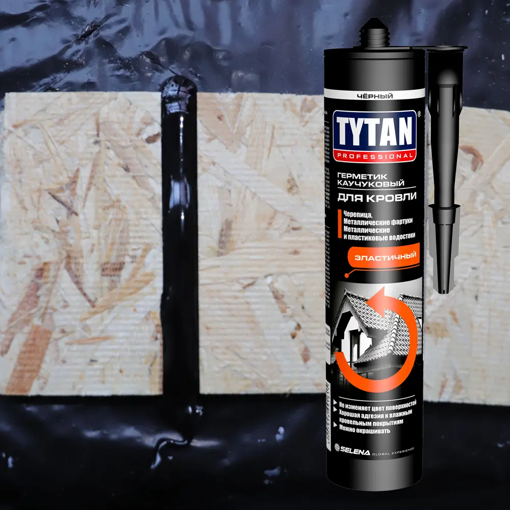 Герметик каучуковый кровельный чёрный Tytan Professional, 310 мл по цене  638 ₽/шт. купить в Москве в интернет-магазине Леруа Мерлен