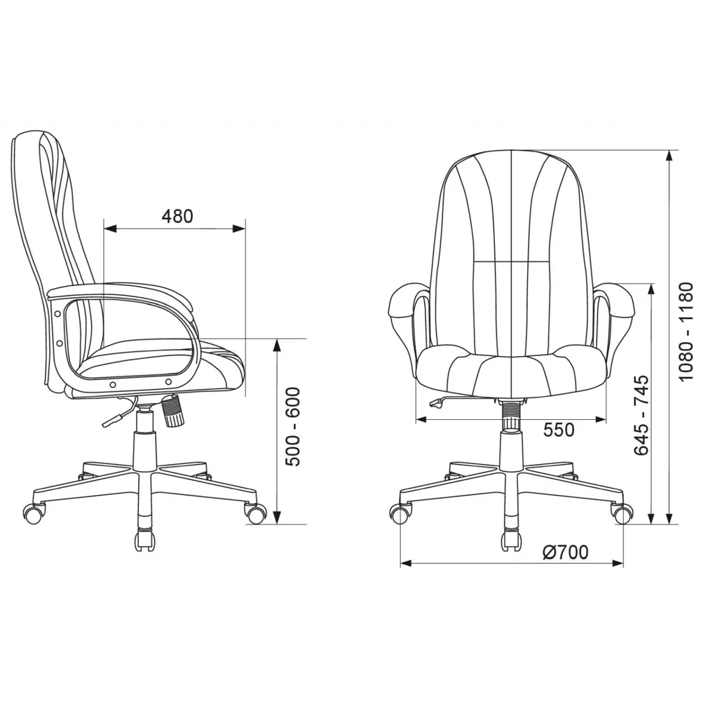 Офисное кресло Бюрократ T-898/417-DGREY ткань цвет темно-серый ✳️ купить по  цене 8490 ₽/шт. в Москве с доставкой в интернет-магазине Леруа Мерлен