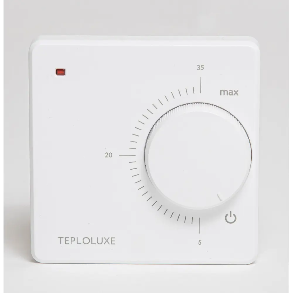 Терморегулятор для теплого пола Теплолюкс LC001 механический цвет белый ✳️ купить по цене 1290 ₽/шт. в Москве с доставкой в интернет-магазине Леруа Мерлен