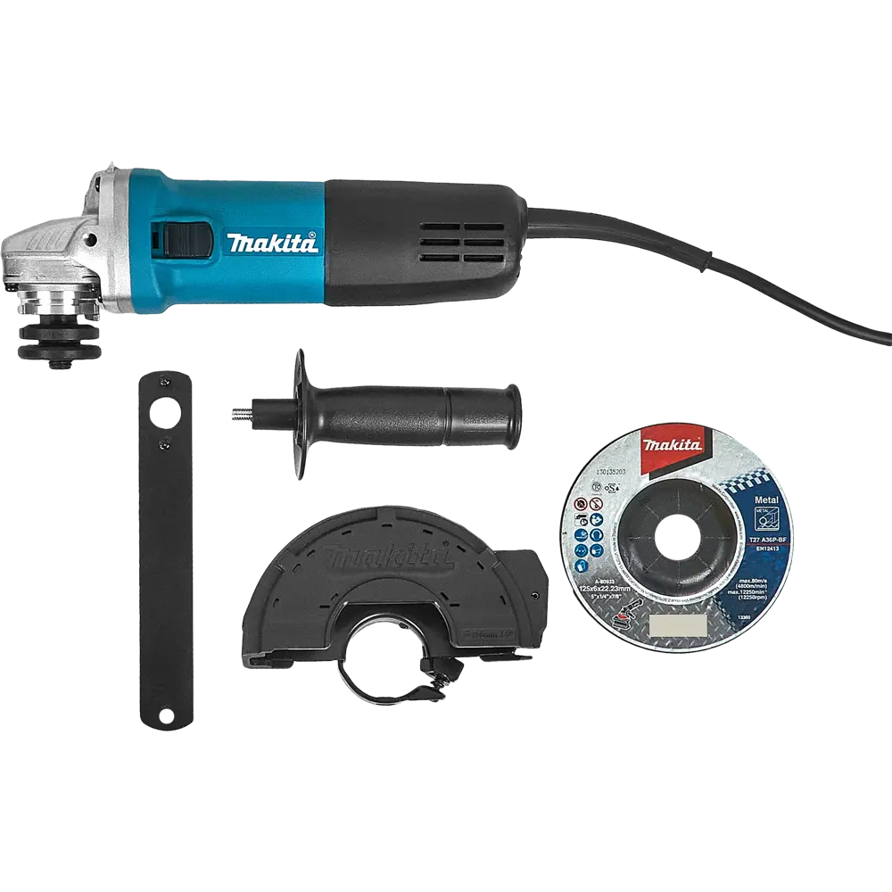 УШМ сетевая Makita 9558HNR, 840 Вт, 125 мм ✳️ купить по цене 7690 ₽/шт. в  Москве с доставкой в интернет-магазине Леруа Мерлен