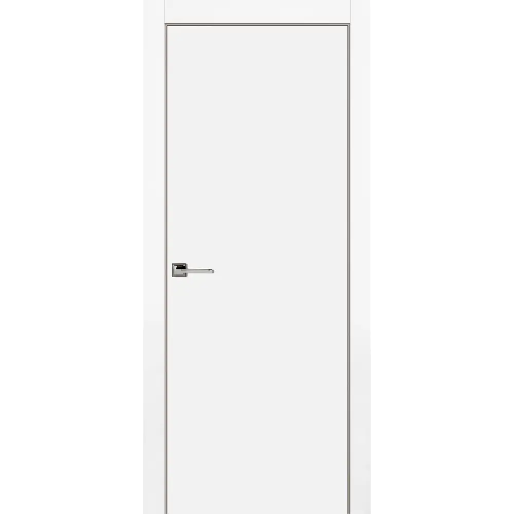 Дверь межкомнатная Гладкая глухая эмаль цвет белый 70x200 см (с замком в  комплекте) по цене 8620 ₽/шт. купить в Москве в интернет-магазине Леруа  Мерлен
