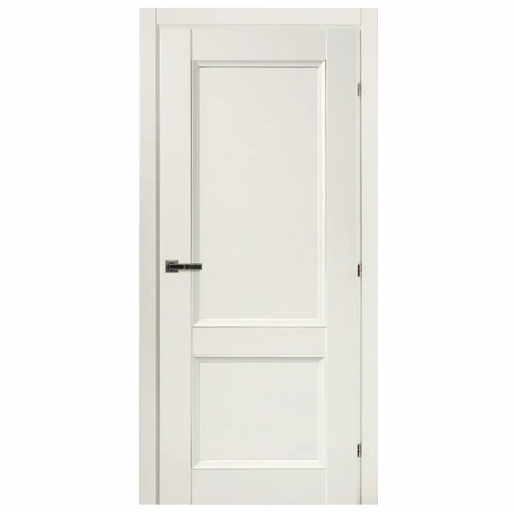 Дверь межкомнатная Танганика глухая CPL ламинация цвет белый 60x200 см (с  замком) по цене 9757 ₽/шт. купить в Москве в интернет-магазине Леруа Мерлен