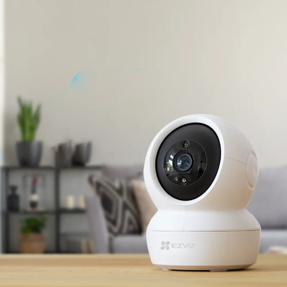 Камера внутренняя Ezviz C6N 360° 2 Мп 4 мм 1080p FULL HD WiFi по цене 2298  ₽/шт. купить в Саранске в интернет-магазине Леруа Мерлен