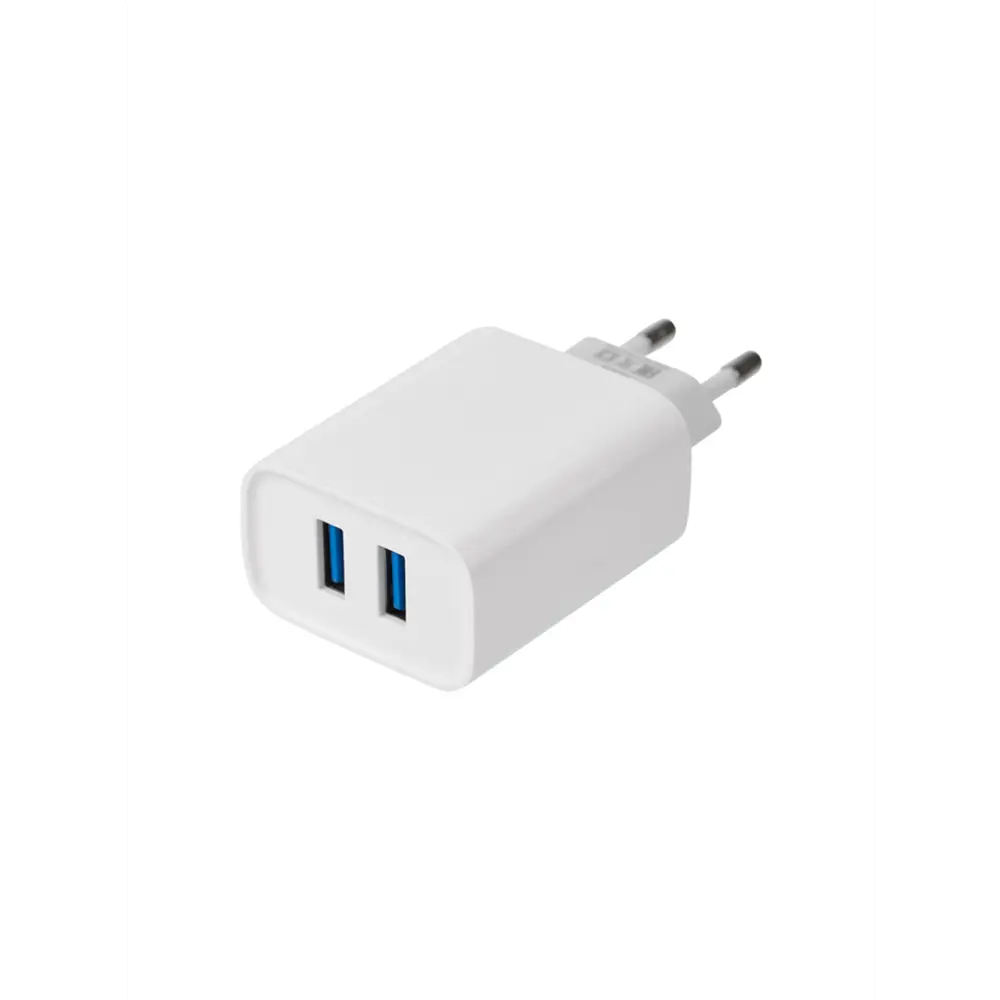 Зарядное устройство сетевое Rexant для iPhone/iPad 2 USB 5 В 2.4 A цвет  белый по цене 441 ₽/шт. купить в Саратове в интернет-магазине Леруа Мерлен