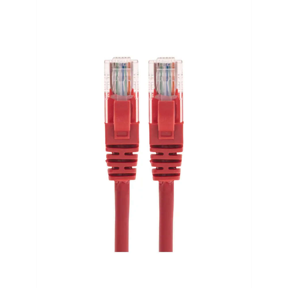 Патч-корд Rexant U/UTP cat 6 RJ45-RJ45 26AWG LSZH цвет красный 3 м ✳️  купить по цене 295 ₽/шт. в Волгограде с доставкой в интернет-магазине Леруа  Мерлен