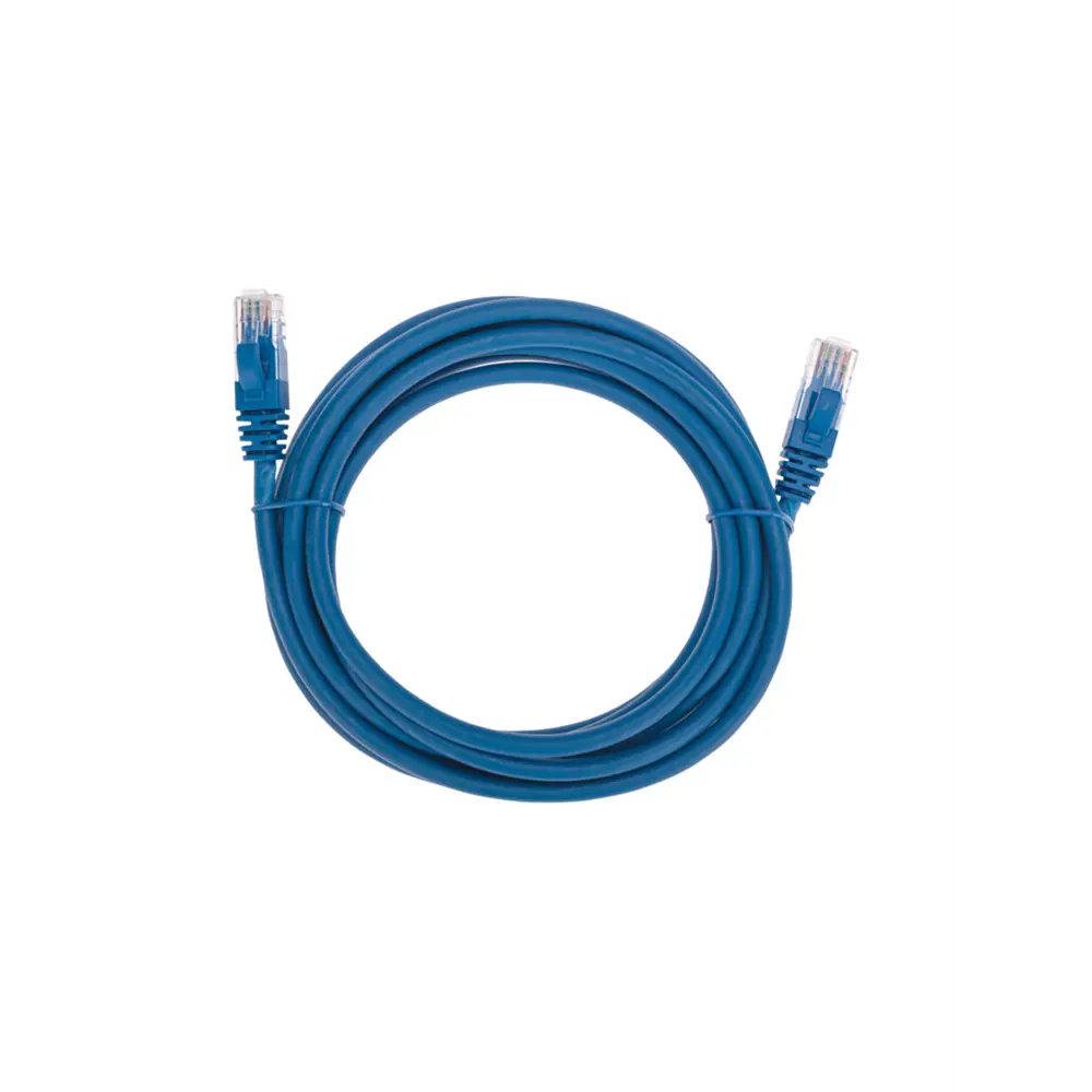 Патч-корд Rexant U/UTP cat 6 RJ45-RJ45 26AWG LSZH цвет синий 3 м ✳️ купить  по цене 321 ₽/шт. в Самаре с доставкой в интернет-магазине Леруа Мерлен