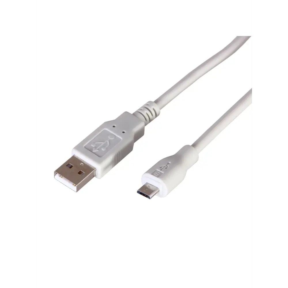 Кабель USB Rexant micro USB - USB A 3 м цвет серый ✳️ купить по цене 2264  ₽/шт. в Ульяновске с доставкой в интернет-магазине Леруа Мерлен