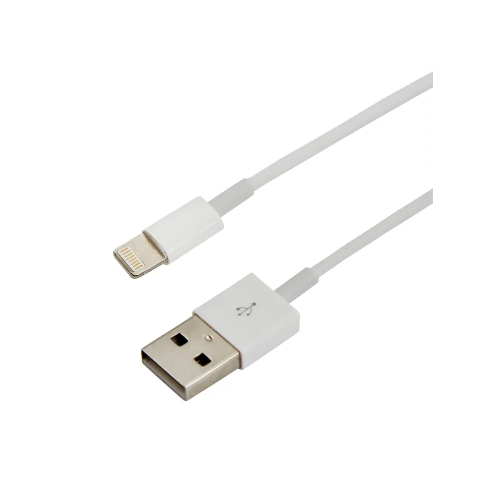 Кабель USB-Lightning Rexant для iPhone ПВХ белый 1м по цене 197 ₽/шт.  купить в Челябинске в интернет-магазине Леруа Мерлен