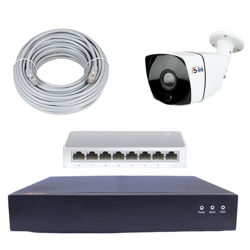 Комплект видеонаблюдения IP 2Мп Ps-Link KIT-C201IP 1 камера для улицы ✳️  купить по цене 8111 ₽/шт. в Екатеринбурге с доставкой в интернет-магазине  Леруа Мерлен