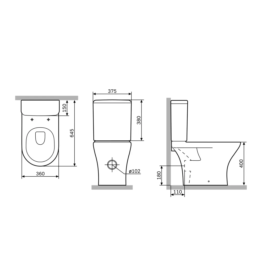 Унитаз-компакт AM.PM Pulse Flash Clean C9P8600SC, безободковый, сиденье с  микролифтом, двойной смыв ✳️ купить по цене 17995 ₽/шт. в Москве с  доставкой в интернет-магазине Леруа Мерлен