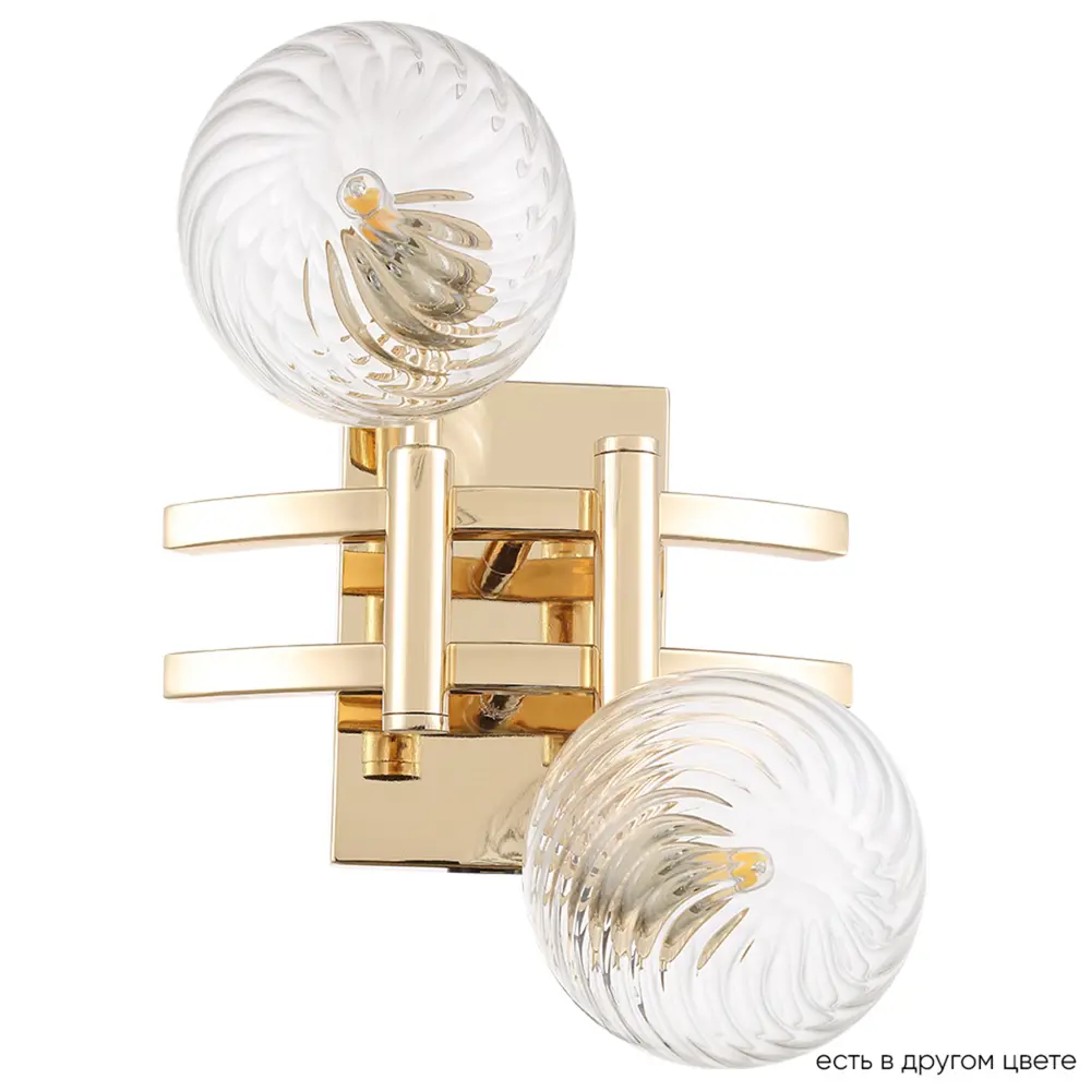 Настенный светильник светодиодный Crystal lux 2270/402 нейтральный белый  свет цвет золото ✳️ купить по цене 7900 ₽/шт. в Клину с доставкой в  интернет-магазине Леруа Мерлен