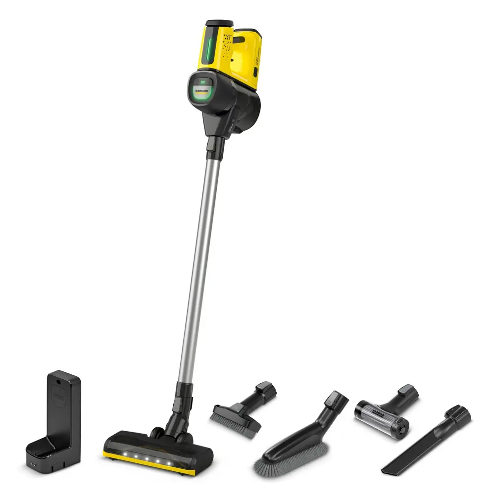 Пылесос вертикальный Karcher Vc 7 cordless yourmax 350 Вт цвет  жёлтый/золотой ✳️ купить по цене 47790 ₽/шт. в Ульяновске с доставкой в  интернет-магазине Леруа Мерлен