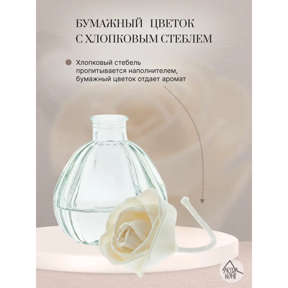 Ароматический диффузор Hygge Flower 11 пляж Вайкики 50 мл ✳️ купить по цене  545 ₽/шт. в Рязани с доставкой в интернет-магазине Леруа Мерлен