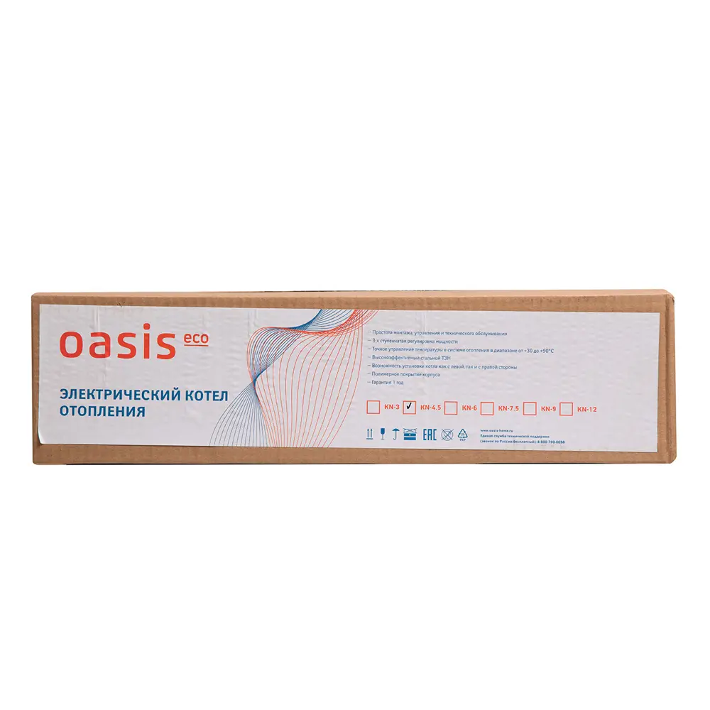 Котел электрический Oasis Eco КN-4.6 220 В 4.5 кВт