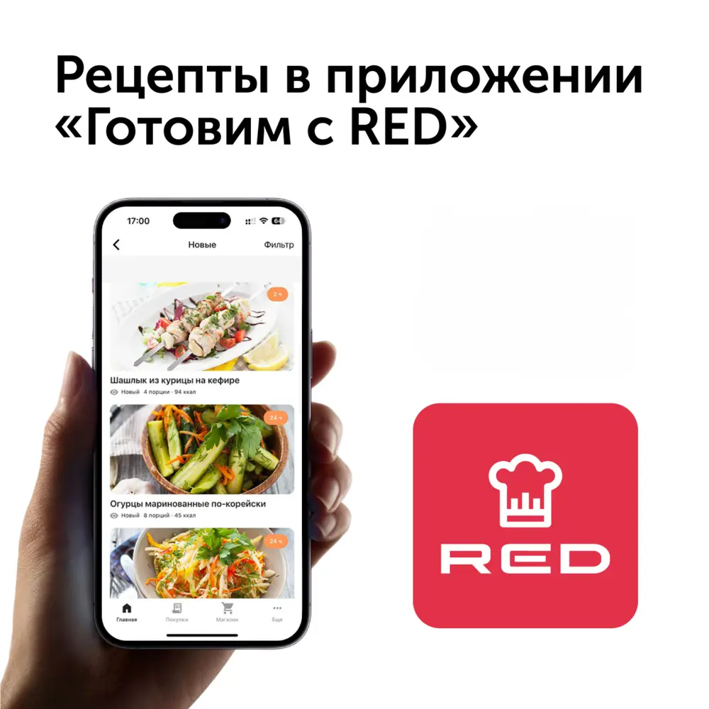 Мультиварка 5 л Red Solution RMC-M251 16 программ цвет серо-черный по цене  3999 ₽/шт. купить в Набережных Челнах в интернет-магазине Леруа Мерлен