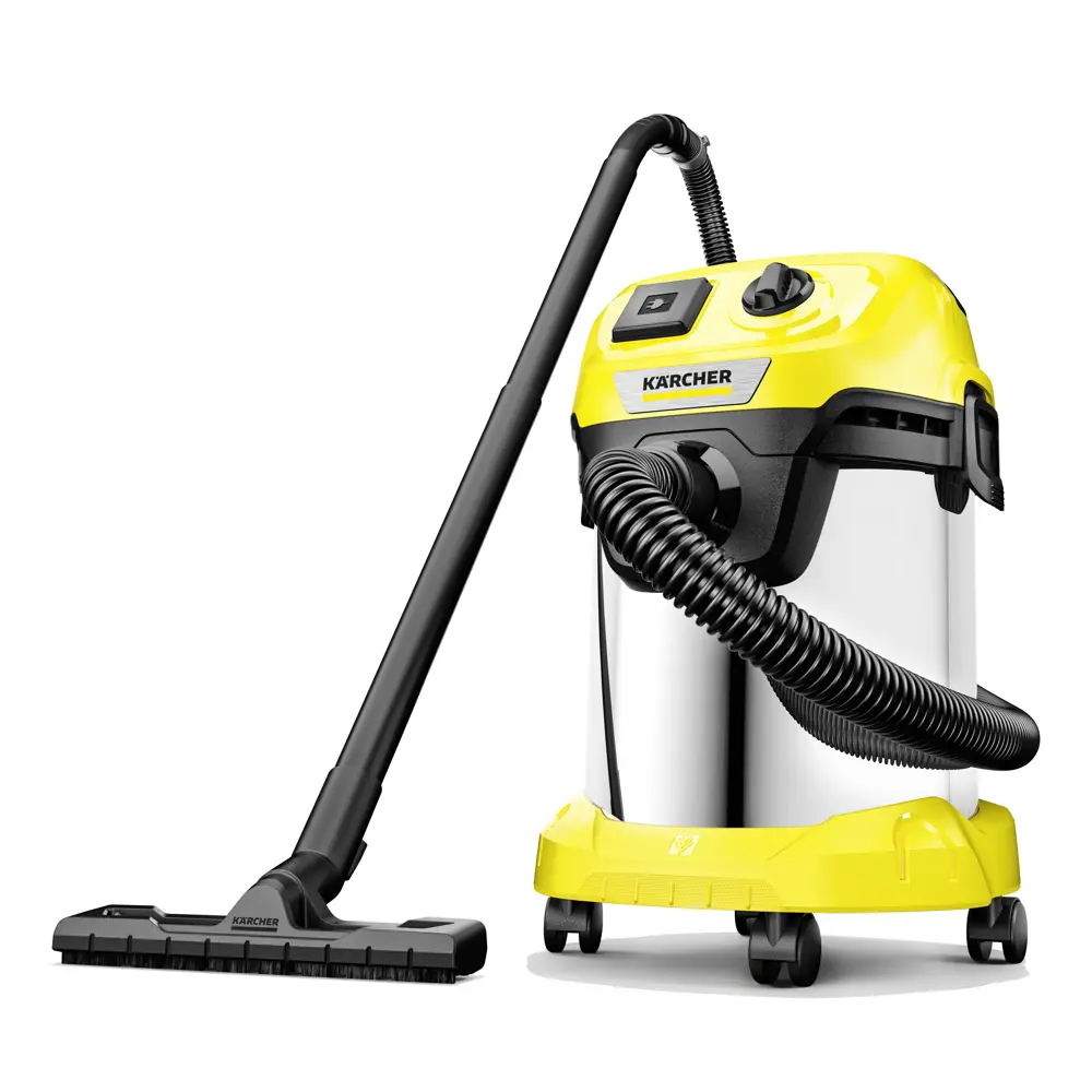 Пылесос строительный Karcher WD 3 P S V-17/4/20, 1000 Вт, 17 л ✳️ купить по  цене 13551 ₽/шт. в Ростове-на-Дону с доставкой в интернет-магазине Леруа  Мерлен