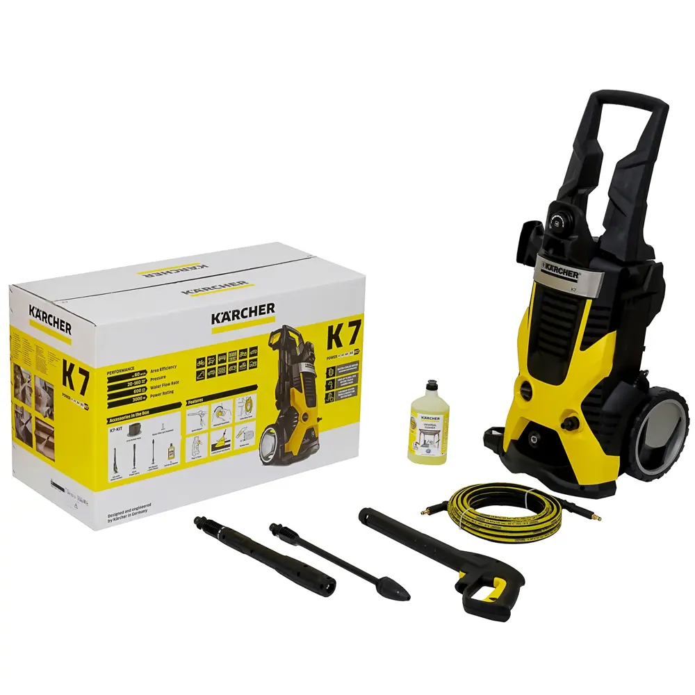 Мойка высокого давления Karcher K 7, 160 бар, 600 л/ч ✳️ купить по цене  31991 ₽/шт. в Красноярске с доставкой в интернет-магазине Леруа Мерлен