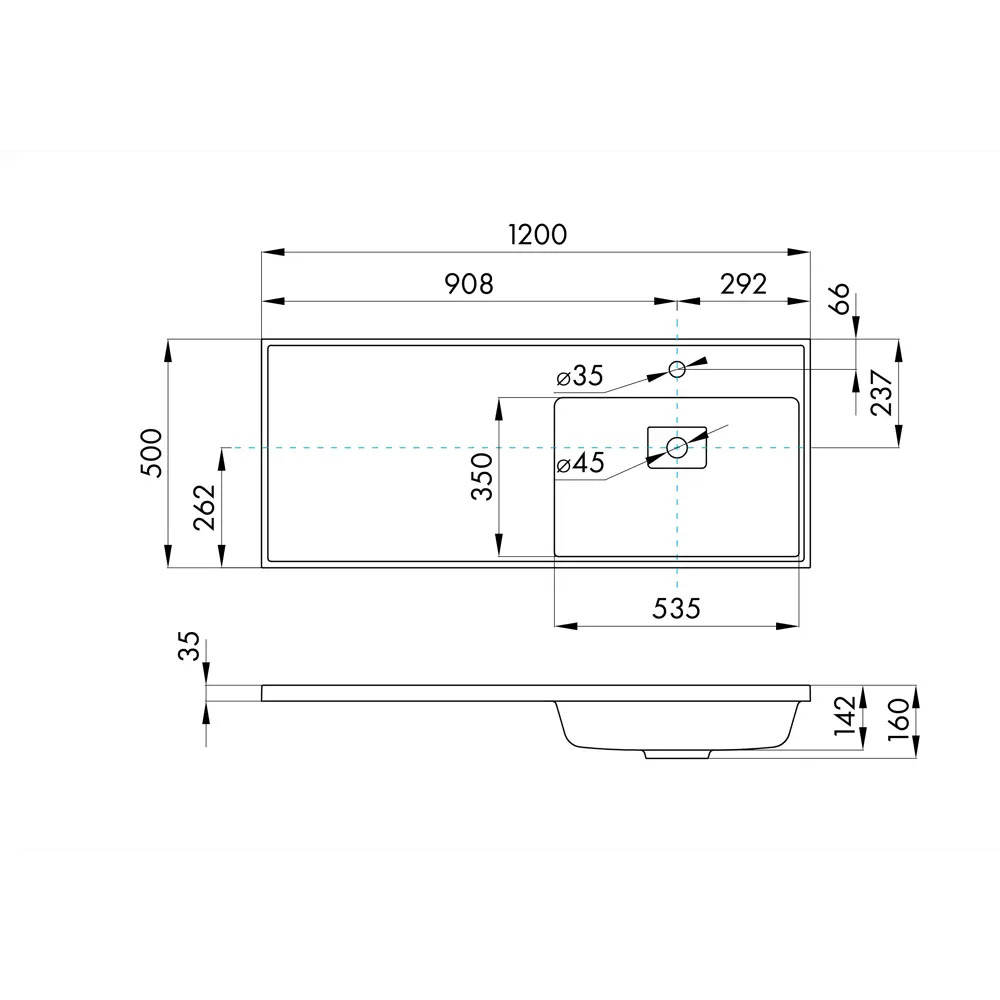 Раковина на стиральную машину Aquaton Лайн 120 см правая белая ✳️ купить по  цене 14863 ₽/шт. в Новокузнецке с доставкой в интернет-магазине Леруа Мерлен