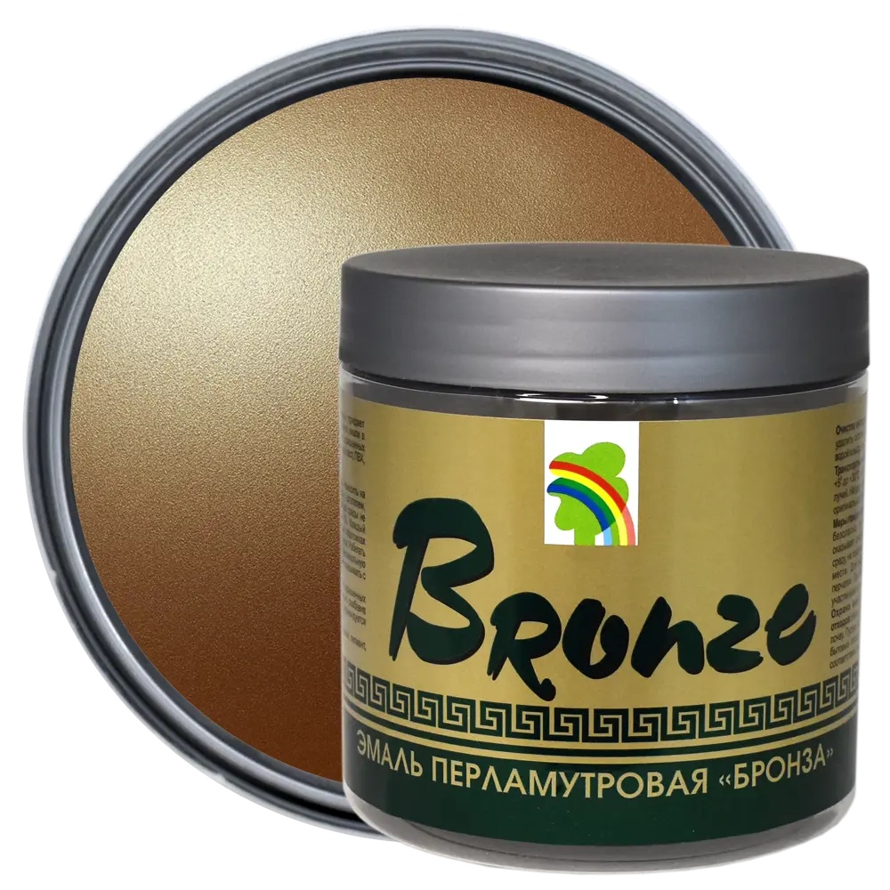 Эмаль Радуга Bronze, 0,4 л, 0,42 кг, бронза